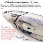 Electric Moving Interactive Floppy Fish Dog Toy For Small Medium Dogs