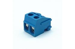 China HQ332K-5.0mm Pitch Pcb Mount Screw Terminal Plastic 2 Poles supplier