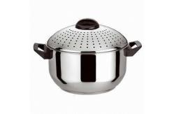 China 6qt & 2qt Stainless Steel Pasta Pot Set with Locking Strainer Lids supplier