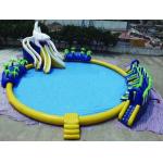 Customized Design 20 meters Diameter Inflatable Shark Water Park for Sale for sale