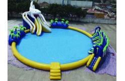 China Customized Design 20 meters Diameter Inflatable Shark Water Park for Sale supplier