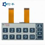 Gray LEDs FPC Membrane Switch Embossed Button Tactile Switch Keypad for sale