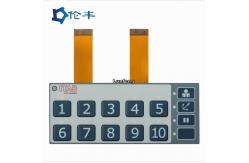 China Gray LEDs FPC Membrane Switch Embossed Button Tactile Switch Keypad supplier