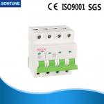 ST2-63 4P Molded Miniature Circuit Breaker 60HZ 6KA Breaking Capacity for sale