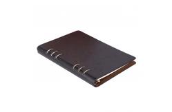 China Custom Black A5 Leather Notebook Printing 96 Sheets For Promotion supplier