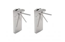 China Led Indicator Drop Arm Tripod Turnstile Gate SUS304 supplier