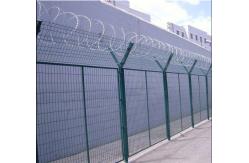 China Rot Proof Airport Perimeter Fencing Galvanized 2.4m Height High Safety supplier