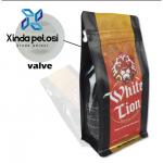 Plastic Food Packaging Bags Coffee Valve Degassing  To Keep Coffee Fresh for sale