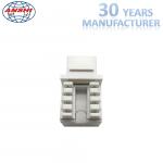 90 Degree Network RJ45 Keystone Jack Cat5e UTP 8P8C With Gold Plating