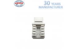 China 90 Degree Network RJ45 Keystone Jack Cat5e UTP 8P8C With Gold Plating supplier