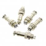 GX12 2/3/4/5/6/7 Pin Male + Female 12mm Circular Aviation Socket Plug Wire Panel Connector for sale