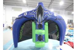 China ASTM 0.9mm PVC Inflatable Towable Tube For Two People supplier