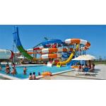 OEM Children Amusement Water Park Rides Swimming Pool Fibeglass Slide for sale