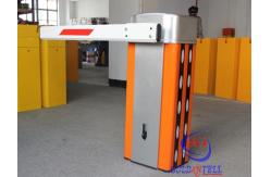 China Steel Customized Logo Boom Barrier Gate , Security Car Park Barrier supplier