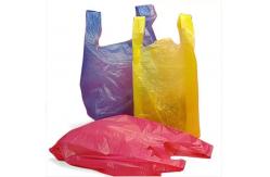 China Biodegradable PLA PBAT 25 Micron Compostable T Shirt Bag supplier