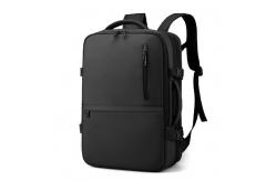 China Expandable Mens Business Laptop Backpack With USB Charging supplier