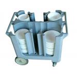 Rotomolded Adjustable Dish Caddy Big Awivel Casters With Brake for sale