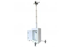 China Mobile Security Camera Tower Mobile Surveillance Unit For Temporary Construction Site supplier