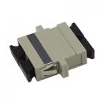 SC MM DX Adapter With Flange Fiber Optic Adapter/Coupler for sale