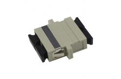 China SC MM DX Adapter With Flange Fiber Optic Adapter/Coupler supplier