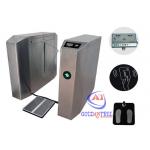 Intelligent Pedestrian Esd Flap Turnstile 304 Stainless Steel for sale