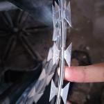 Anti Rust Cbt 65 Razor Barbed Wire Security Hot Dipped Galvanized for sale