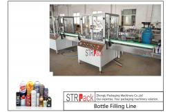 China Energy Saving Aerosol Filling Line With Liquid Filling Machine And Aerosol Crimping Machine  supplier