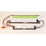 Customized NIMH Rechargeable AA Batteries 4.8V AA 2100mAh For Emergency Lighting for sale