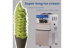 China Double System Soft Serve Ice Cream Machine Commercial Floor Standing supplier