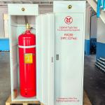 Elide Fire FM200 Gas Compact 100L FM200 Fire Suppression System With Fire Extinguisher Refilling Machine for sale