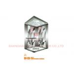 Etching / Hairline Elevator Cabin Decoration , Decorative Mirror Elevator Cabin for sale