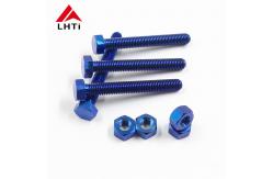 China Hex Titanium Bolts Nuts  , Titanium Fasteners DIN934 Gr2 With Washers supplier
