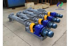 China U Trough Slurry Screw Conveyor Inclined Horizontal supplier