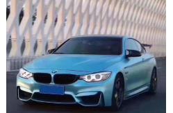 China Matte Lake Blue Scratch Proof Vinyl Wrap Air Release Vehicle Wrap Vinyl Roll supplier