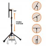 120cm Adjustable Movable Projector Ceiling Mount Laptop Tripod Stand