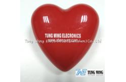 China Heart Shaped Flashing LED Badges For Festival Items , Party Flashing Items supplier
