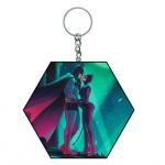 3D Lenticular Keychain PET Keychain Motion With Flip/Morph Effect
