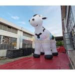 Milk Cow Air Characters 0.9mm PVC Advertising Inflatables for sale