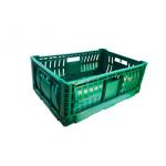 Stacking Custom Plastic Storage Crate Folding Vegetable Storage Basket for sale