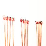Glass Coating Ntc Thermistor Sensor For Car And Refrigerator 10kohm 3435K 1% for sale