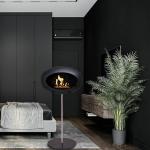 Carbon Steel  26.5kg DIY Ethanol Fire Pits 6h Oval Fireplace for sale