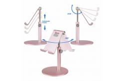 China Adjustable Aluminium Folding Desktop Phone Stand 7.5inch height Lightweight supplier