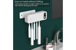 China Smart Automatic UV Toothbrush Case With 2000Mah Battery 5 Toothbrush Positions supplier