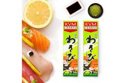 China KVM hot Horseradish Sauce Wasabi Powder For Sushi Seasonings 43gx100 supplier