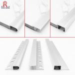 Gold Grooved Aluminum Step Edge Trim Stair Tread Anti Slip Inserts Anodized for sale