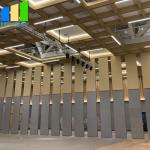 Sound Proof Partitions Top Hanging Sliding Door Acoustic Fabric Finish Foldable Saudi Arabia Banquet Hall Partition Wall for sale