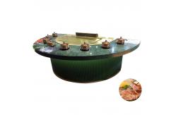 China Customized Decoration Furniture Restaurant Hibachi Grill Flat Cooking Surface supplier