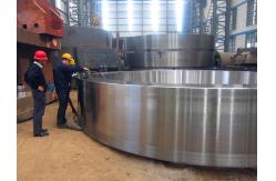 China ZG35CrMo Or 42CrMo Steel Rotary Kiln Wheel Tyre Castings And Forgings supplier