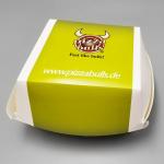 Biodegradable Custom French Fry Burger Box Packaging Printed Cardboard Burger Box