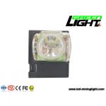 IP68 Rechargeable Cordless Miner Cap Lamp 0.96W 15000lux